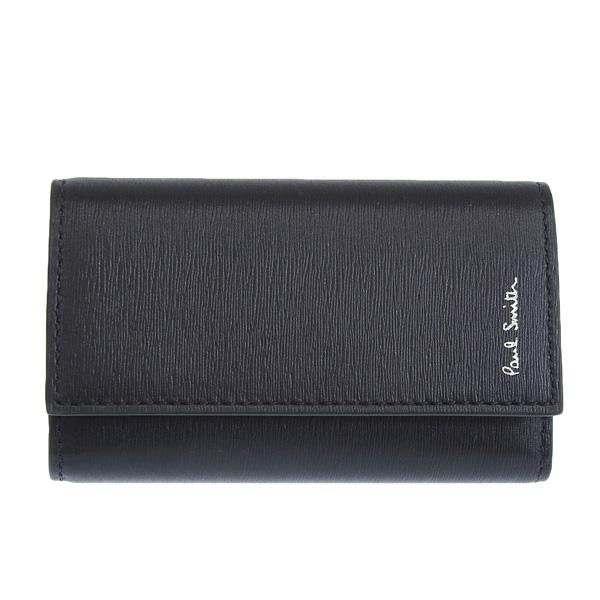 ＮＡＴＯ事務総長 ポールスミス キーケース メンズ レディース 6連 カウレザー ブラック WALLET KEY CASE M1A1981 Paul Smith