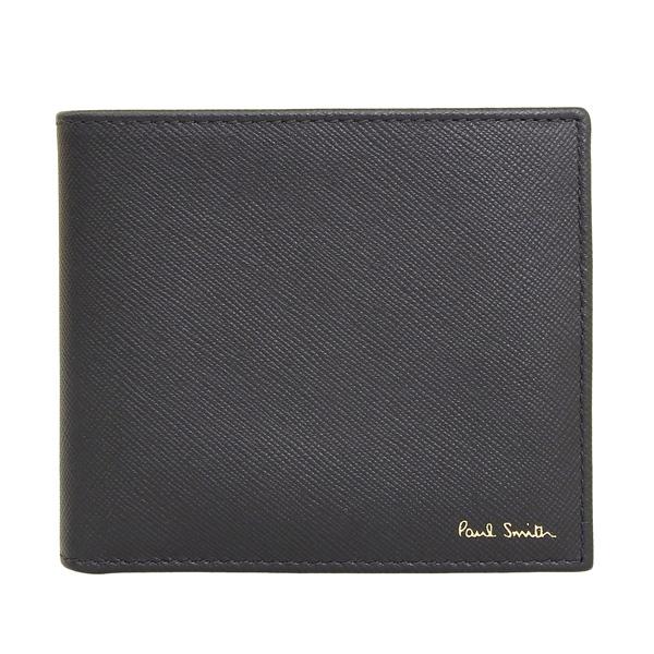 ポールスミス 財布 メンズ 二つ折り財布 レザー ブラックマルチ WALLET BF CN INT MLT M1A4833X-AMULTI-79 PAUL SMITH｜riverall-men｜02