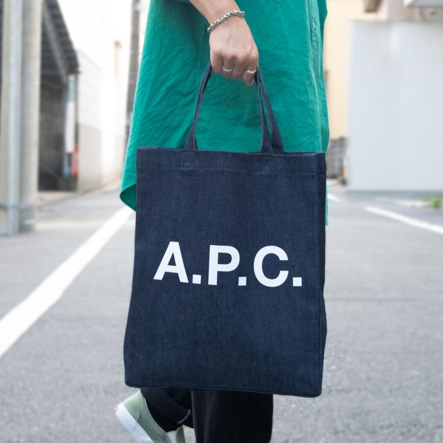 【当店一番人気】 ショルダーバッグ レディース メンズ バッグ APC A.P.C. アーペーセー 5％ポイント還元 トートバッグ m61569iaii インディゴ トートバッグ