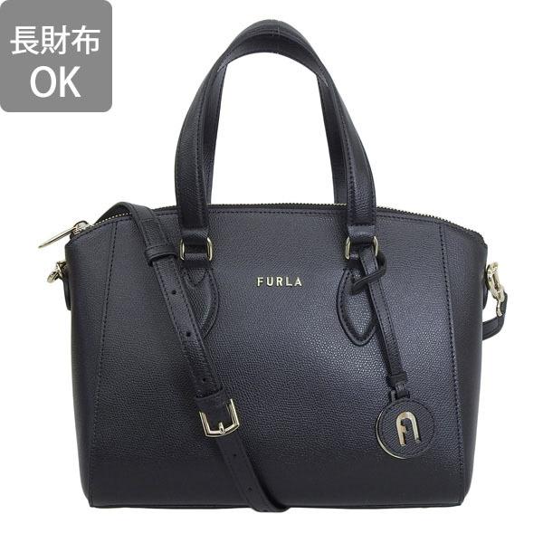 【新型】【新品同様】FURLA フルラ パイパー　M 2way トートバッグ　黒 FURLA（フルラ） FURLA MINERVA バッグ トートバッグ 2WAY バッグ
