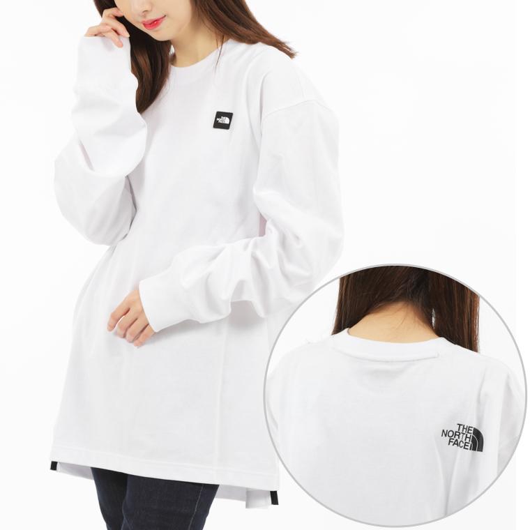ノースフェイス ロンT ロングTシャツ メンズ レディース ホワイトレーベル 韓国 ボックスロゴ カットソー 長袖 NT7TN00K THE NORTH FACE nt7tn00kリヴェ