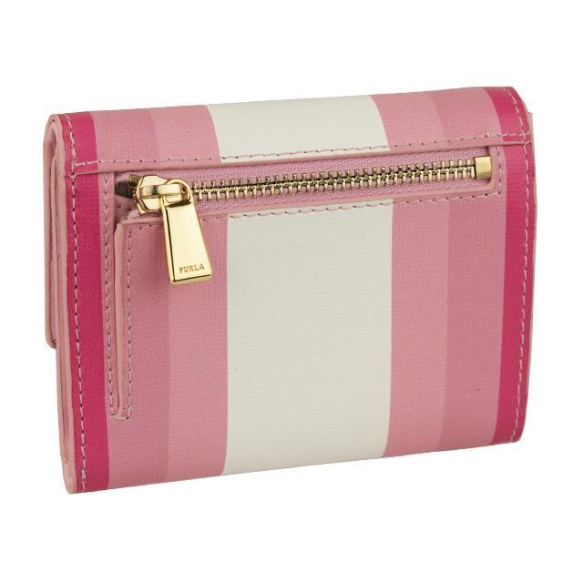 フルラ FURLA 三折り財布 ストライプ柄 アウトレット pck6 : pck6cl0 