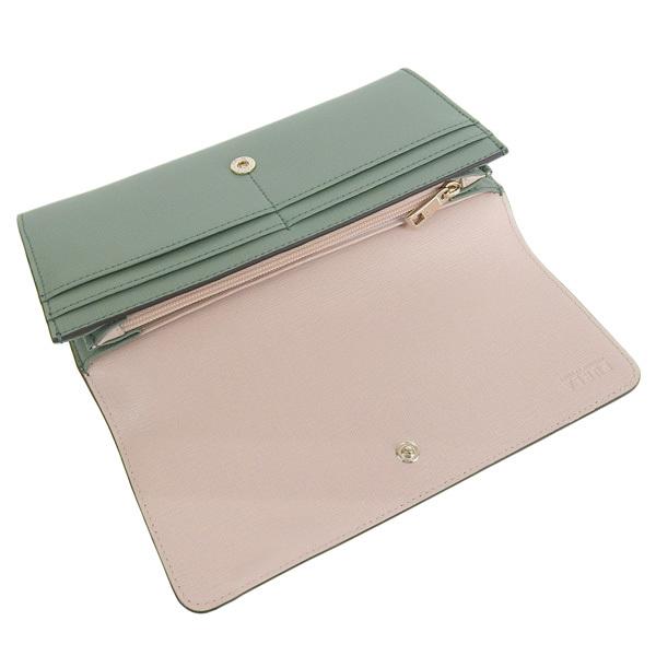 FURLA（フルラ） 長財布 財布 オリーブグリーン バレリーナ レディース