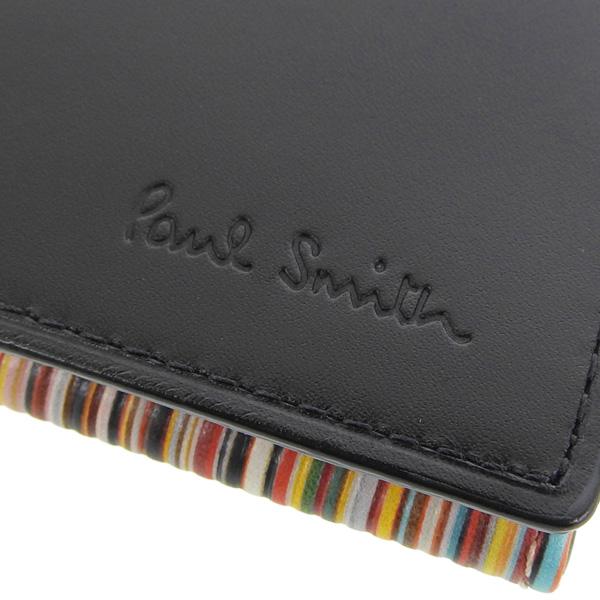 【新品】Paul Smith マルチカラー レザー　カードケース　ストライプ Paul Smith（ポール・スミス） カードケース メンズ アウトレット