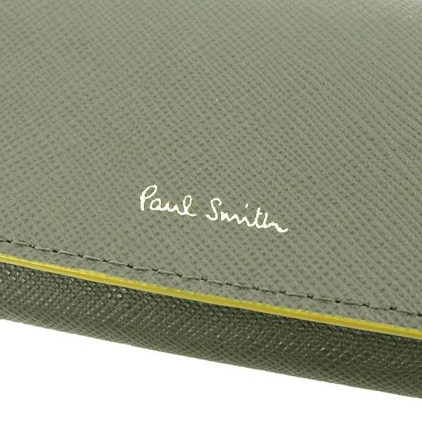 ポールスミス キーケース 4連 メンズ アウトレット レザー グレー PAUL SMITH_5