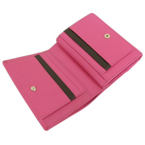 ポールスミス カットアウト  二つ折り財布 ピンク Paul Smith（ポール・スミス） 二つ折り 財布 ラウンドファスナー