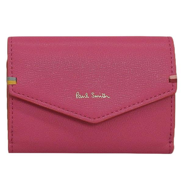 新品未使用品　ポールスミス　ミニ財布　折り財布　ピンク Paul Smith（ポール・スミス） 財布 レディース 3つ折り 折財布 ミニ