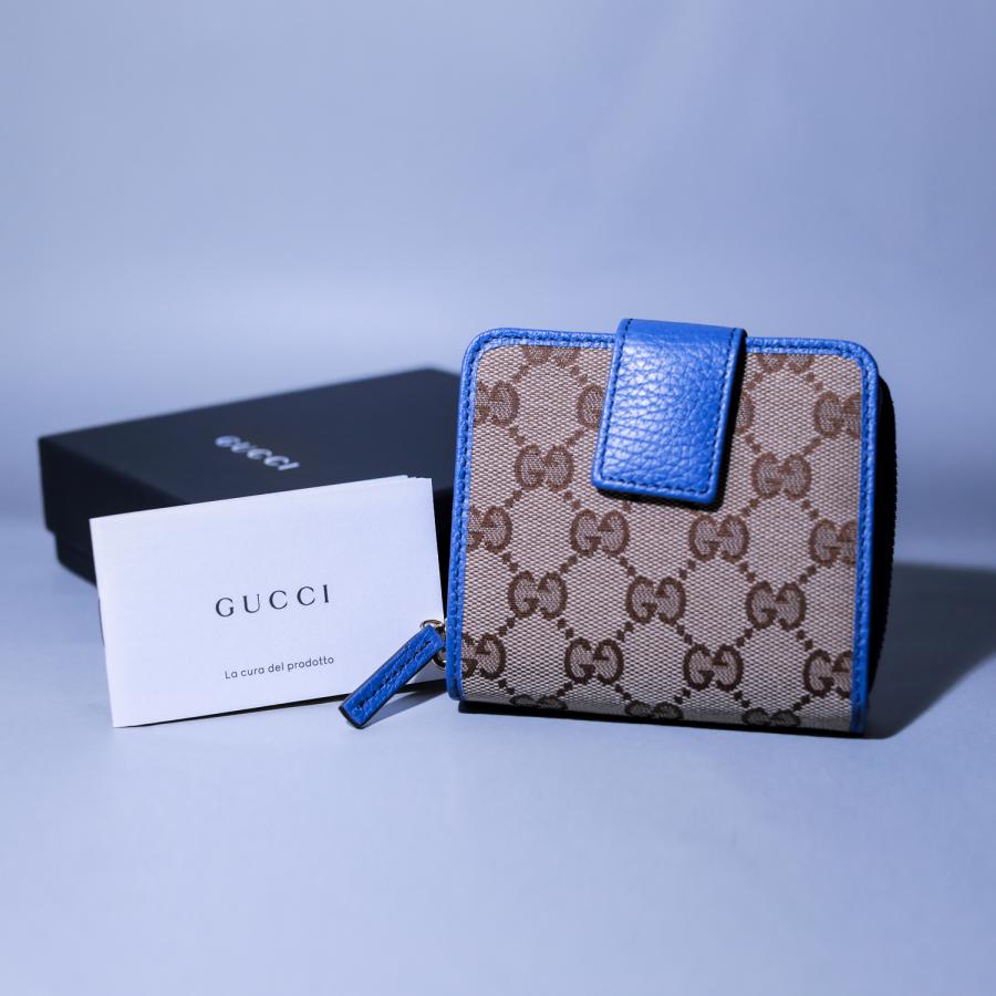 GUCCI（グッチ） 財布 二つ折り レディース アウトレット ミニ GG