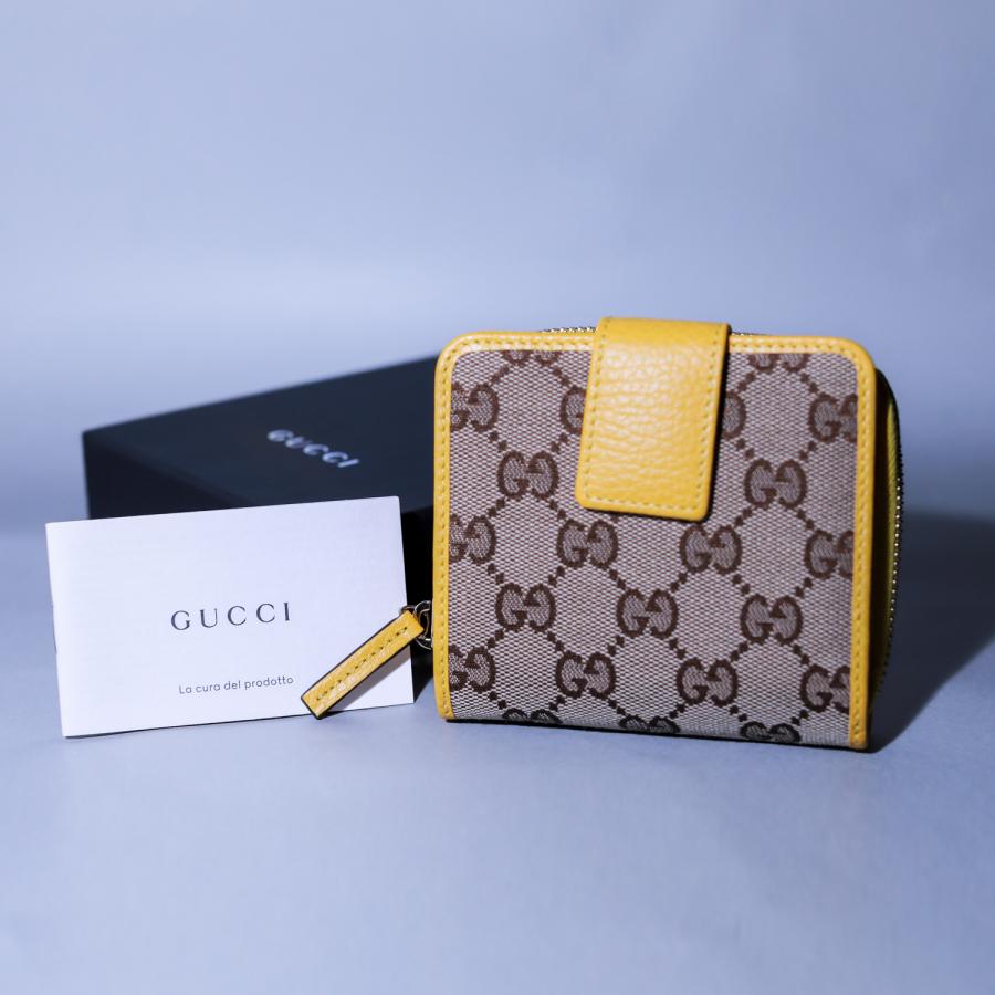 GUCCI（グッチ） 財布 二つ折り レディース アウトレット ミニ GG