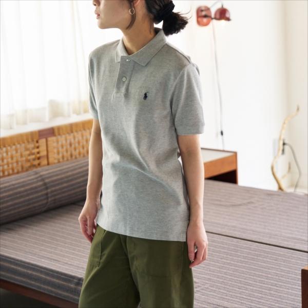 ◎正規新品ポロラルフローレン半袖ポロシャツUSサイズDグレー系（15）綿100％ POLO RALPH LAUREN（ポロ・ラルフローレン） 【並行輸入品】ポロ