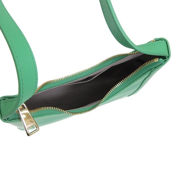 未使用級 フルラ ミアステラ ショルダーバッグ ホーボー レザー グリーン 未使用級 フルラ ミアステラ ショルダーバッグ ホーボー レザー