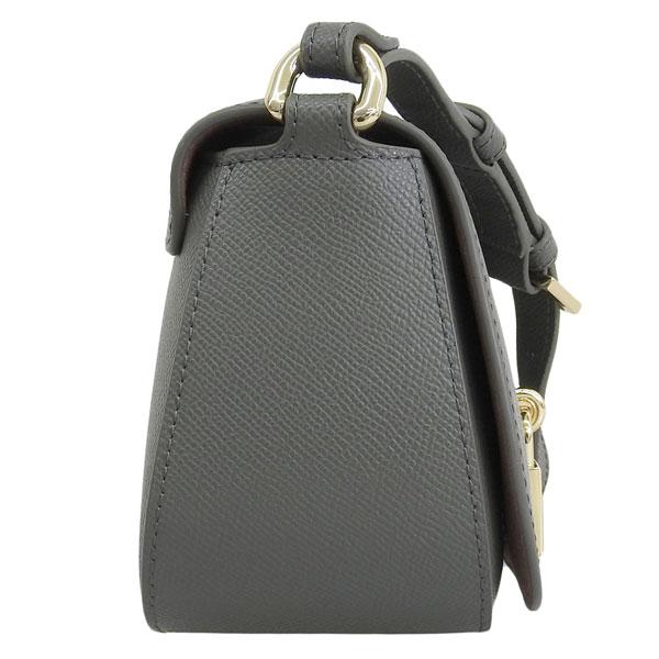 【美品】 フルラ ショルダーバッグ グレー ターンロック レザー チャーリー FURLA（フルラ） バッグ レディース ショルダーバッグ アウトレット