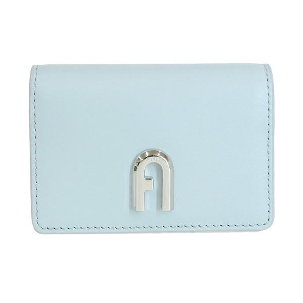 FURLA ブルーグレー 名刺入れ 中古・古着通販】FURLA (フルラ) 名刺入れ/カードケース スカイ