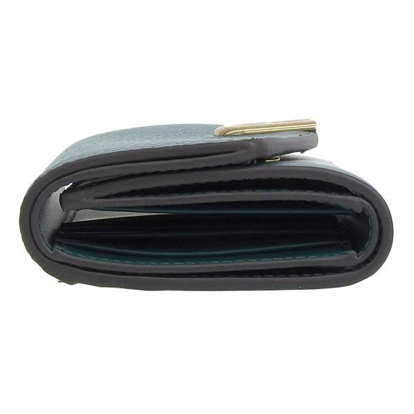 フルラ 三つ折り財布 プリムラ　コンパクトウォレット ロゴ グリーン　ミニ財布 FURLA フルラ 財布 三つ折り レディース 折財布 プリムラ