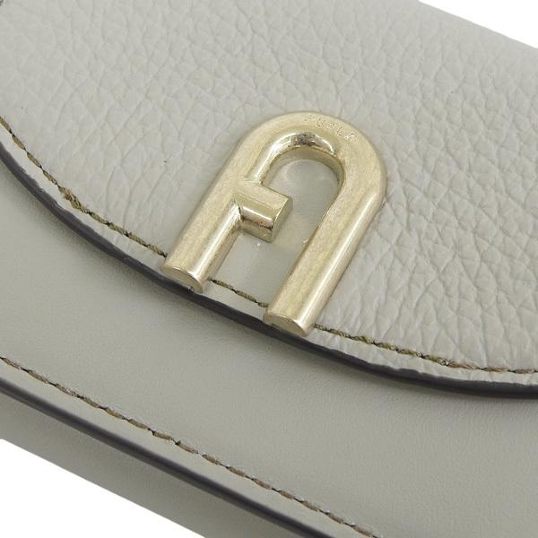 FURLA(フルラ) 3つ折り財布 プリムラ グレー レザー FURLA（フルラ） 特価 財布 レディース 三つ折り レザー グレー FURLA