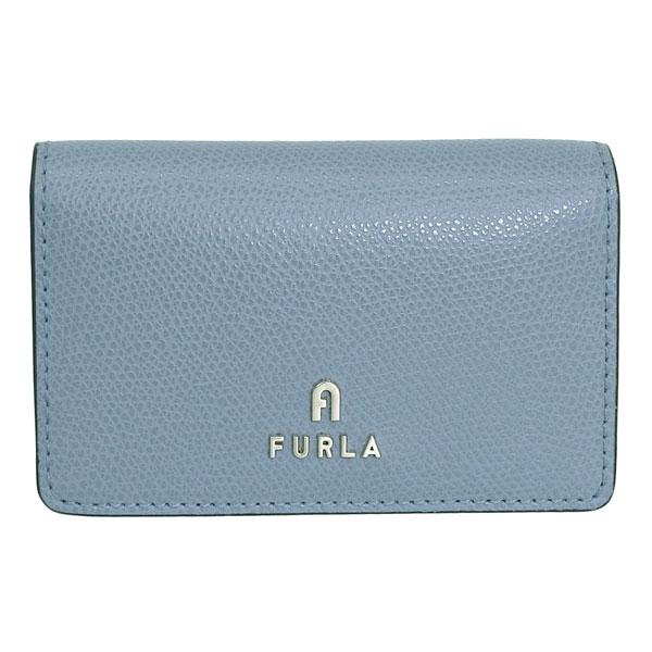 FURLA（フルラ） 名刺入れ レディース カードケース レザー ブルー
