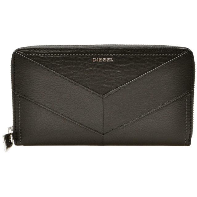DIESEL　ディーゼル　財布　STUDSAROUND GRANAT ディーゼル DIESEL ラウンドファスナー長財布 （ネイビー） -靴