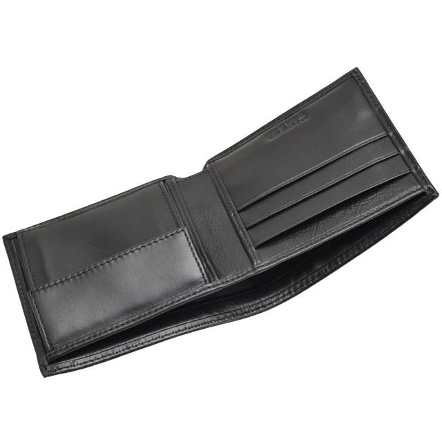 黒の三つ折り財布 Dのロゴ付き 三つ折り財布 黒 biscotto tri fold coin 3d ｜ディーゼル公式