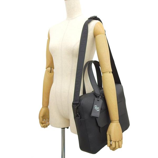 美品　EMPORIO ARMANI レザー　ブリーフケース　ショルダー　2way EMPORIO ARMANI エンポリオアルマーニ バッグ ショルダーバッグ