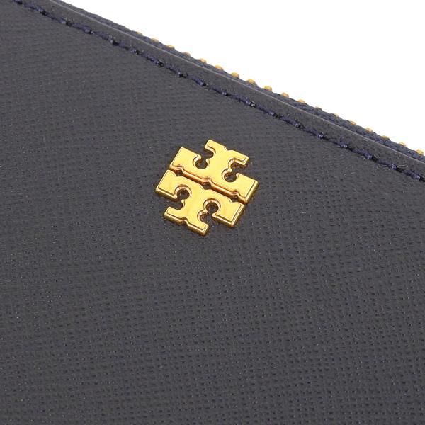 トリーバーチ 財布 レディース 二つ折り 折財布 アウトレット レザー ネイビー 136098-405 TORY BURCH ショッパー付き｜riverall｜06