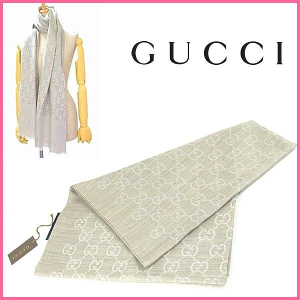 【19時〜翌10時P10％還元】グッチGUCCI 大判 GUCCIグッチ GG柄 マフラー ストール165903 アウトレット レディース