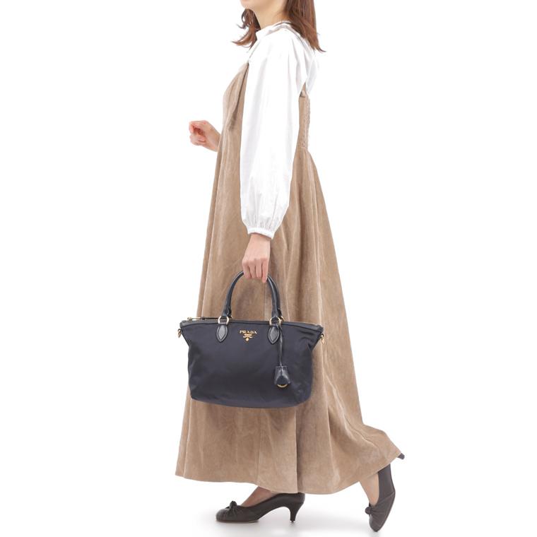 【送料込み】セール★PRADA★1BA104 Prada 1BA104 Tessuto Nylon Convertible Tote Bag- Black