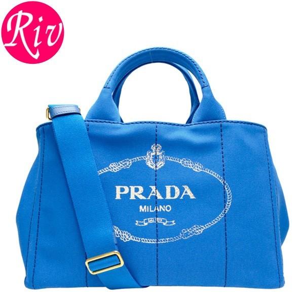 プラダ PRADA バッグ ショルダーバッグ 2way カナパ ライトブルー キャンバス 1bg642canapa-azzu M｜riverall