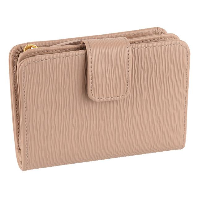 プラダ PRADA 財布 折財布 二つ折り アウトレット 1ml018 ショッパー