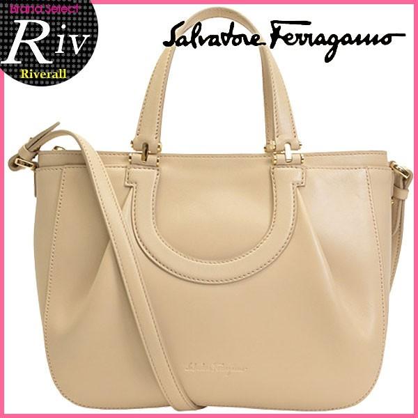 サルヴァトーレフェラガモ バッグ Salvatore Ferragamo ハンドバッグ 2way ショルダーバッグ NALA 21f703｜riverall