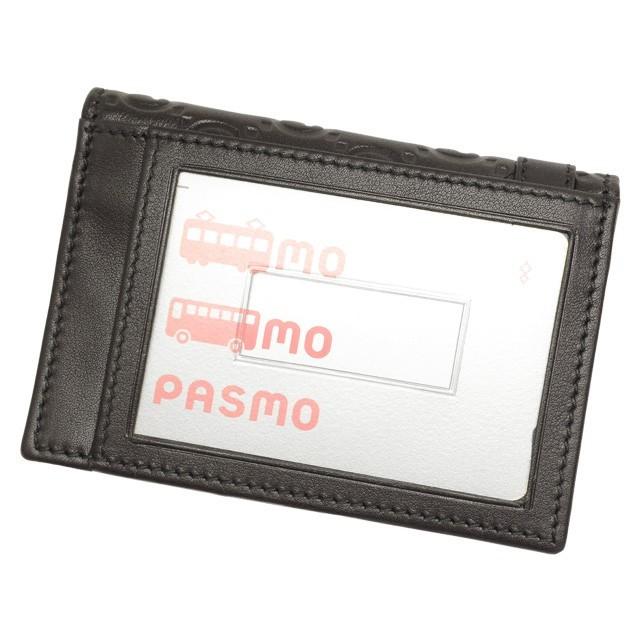 グッチシマ グッチ GUCCI パスケース 定期入れ カードケース メンズ