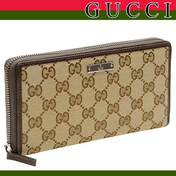 【ポイント10％還元】グッチ GUCCI 財布 長財布 ラウンドファスナー METAL BAR 307980 アウトレット レディース