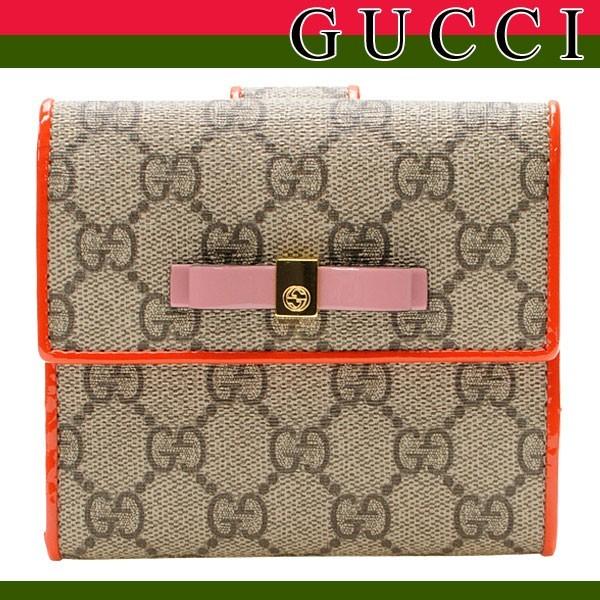 グッチ 財布 GUCCI レディース Wホック折り財布 グッチシマ GG リボン BOWY 406925｜riverall