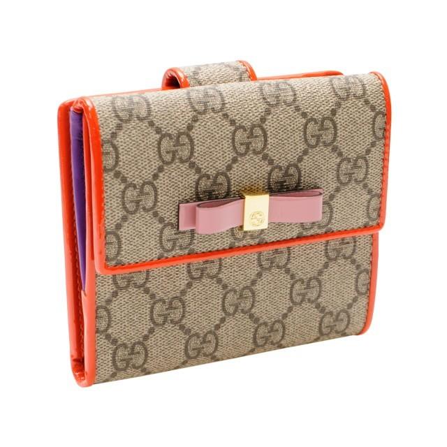 グッチ 財布 GUCCI レディース Wホック折り財布 グッチシマ GG リボン BOWY 406925｜riverall｜02