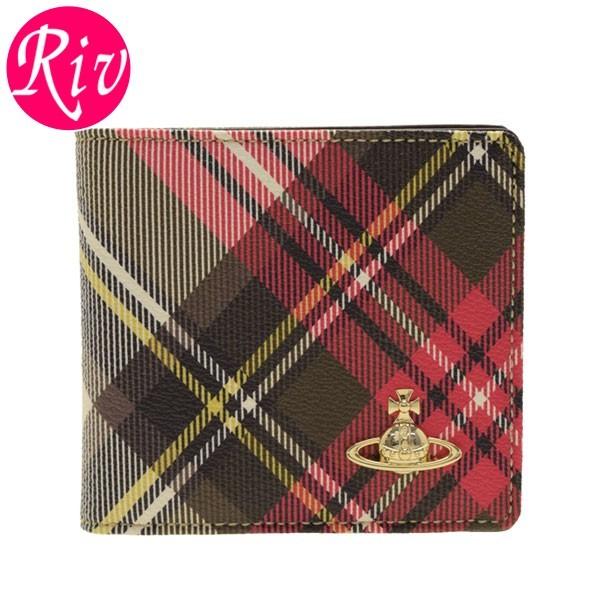 ふるさと納税 財布 Westwood Vivienne ヴィヴィアン ウエストウッド 12 ポイント還元18 24時 誕生日 ブランド ボーナス ギフト プレゼント クリスマス 二つ折り チェック柄 メンズ 財布