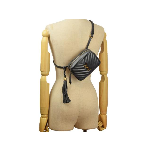 匿名配送 【ストアポイント5％還元】イヴサンローラン パリ バッグ Yves Saint Laurent PARIS ヒップバッグ ボディバッグ アウトレット 534817 【DGJ1636259440】(59000円)