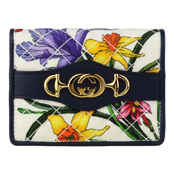 超人気の 日24時まで5 オフクーポン配布中 グッチ Gucci 財布 折財布 二つ折り 花柄 アウトレット 新作モデル Clearchannel Com Br