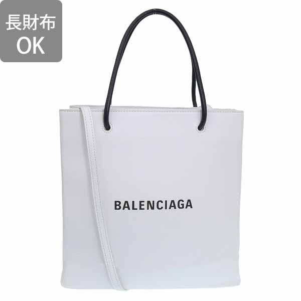 バレンシアガ バッグ レディース トートバッグ 2WAY ショルダーバッグ アウトレット レザー ホワイト 5688130AI2N9000  BALENCIAGA