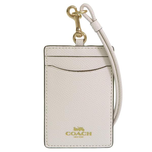 【新品未使用】COACHコーチ★財布★カードケース★パスケース★白ベージュ COACH（コーチ） パスケース IDケース 定期入れ カードケース カード