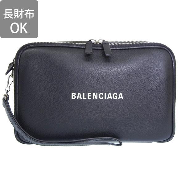 バレンシアガ バッグ メンズ レディース クラッチバッグ アウトレット レザー ブラック 644432DLQ4N1000 BALENCIAGA｜riverall｜02