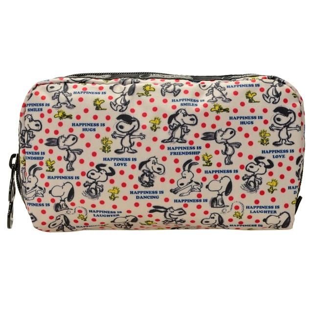 レスポートサック LeSportsac ポーチ RECTANGULAR COSMETIC SNOOPY スヌーピー 6511-g059｜riverall｜02