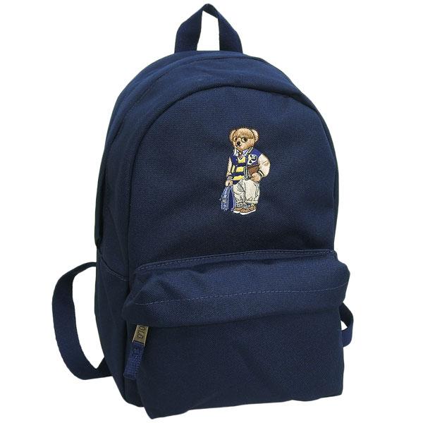 未使用級✨ポロ ラルフローレン ポロベア キッズリュック キャンバス ネイビー POLO RALPH LAUREN（ポロ・ラルフローレン） ラルフローレン ポロベア