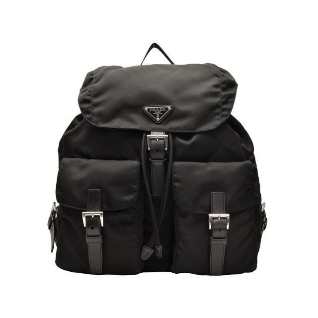 PRADA リュック プラダ バックパック サフィアーノ BZ2811 ブラック PRADA プラダ バッグ リュックサック バッグパック BZ2811