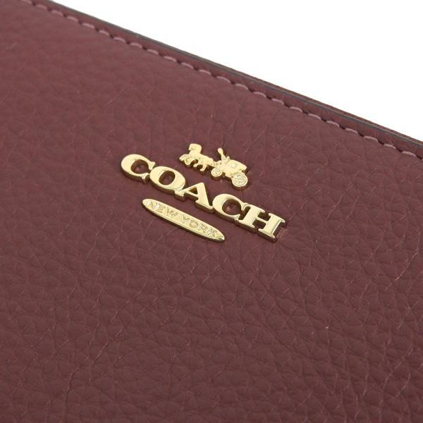 コーチ 財布 レディース 長財布 アウトレット ラウンドファスナー レザー ワインレッド C4124IMWIN COACH｜riverall｜06