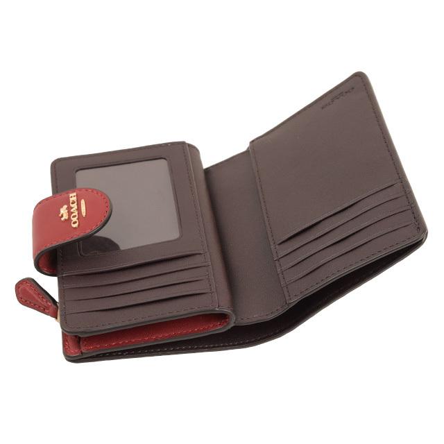 COACH コーチ 財布 折財布 二つ折り シグネチャー レディース