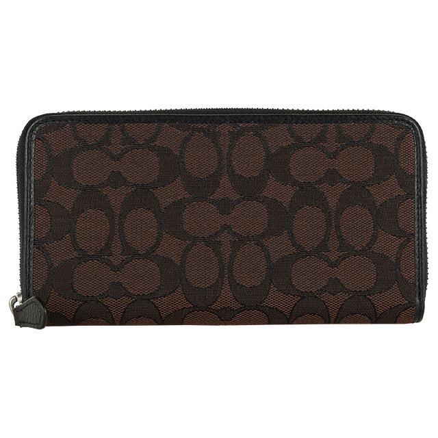 COACH（コーチ） 財布 長財布 ラウンドファスナー シグネチャー