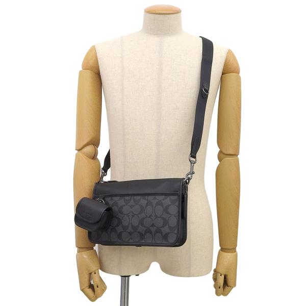 ＜COACH＞コーチバッグ ショルダーバッグ C8141 ブラックメンズバッグ コーチ COACH COACH コーチ C8141 ショルダーバッグ PVC
