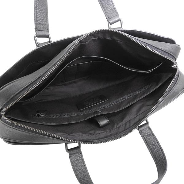 コーチ 2way ビジネスバッグ ベケット ブリーフケース A4可 レザー 黒