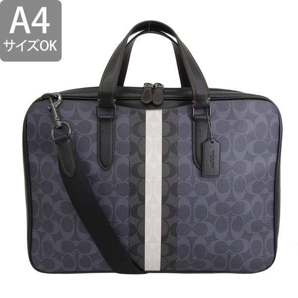 美品 コーチ グラハム ビジネスバッグ ブリーフケース 2way 大容量 A4可 COACH コーチ バッグ メンズ アウトレット 2WAY ショルダー
