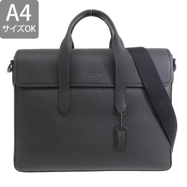 コーチ バッグ メンズ アウトレット 2WAY ビジネスバッグ トートバッグ ショルダーバッグ A4 ブラック C9875QBBK COACH｜riverall｜02