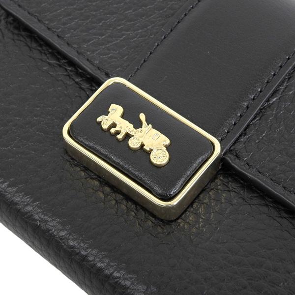 【新品未使用】coach ミディアムグレースウォレット　レザー折り財布　正規品 COACH（コーチ） 財布 二つ折り レディース アウトレット 折財布